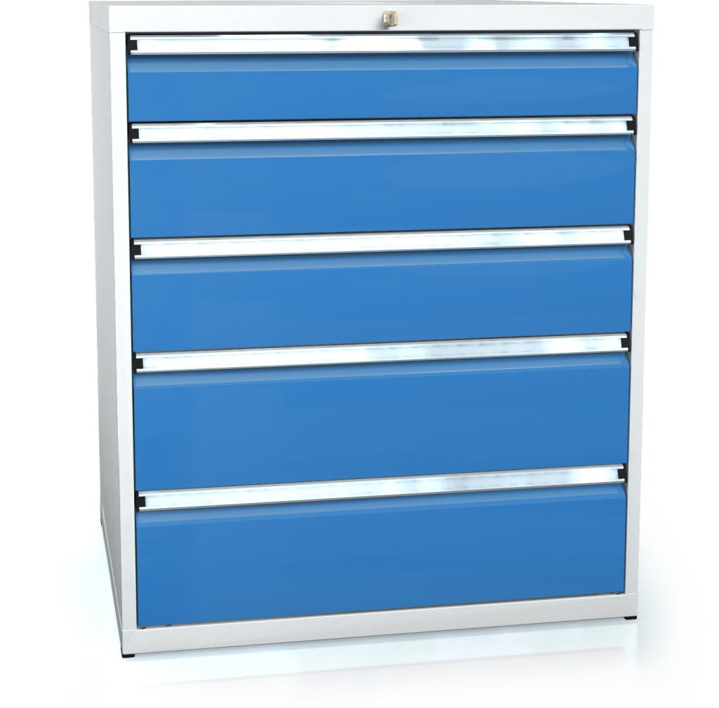 Dílenská zásuvková skříň 1018 x 860 x 750 - 5x zásuvka